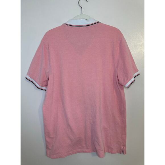 Brooks Brothers Mens Pink Short Sleeve Classic Polo Preppy Golf Heritage Large - Picture 2 of 8